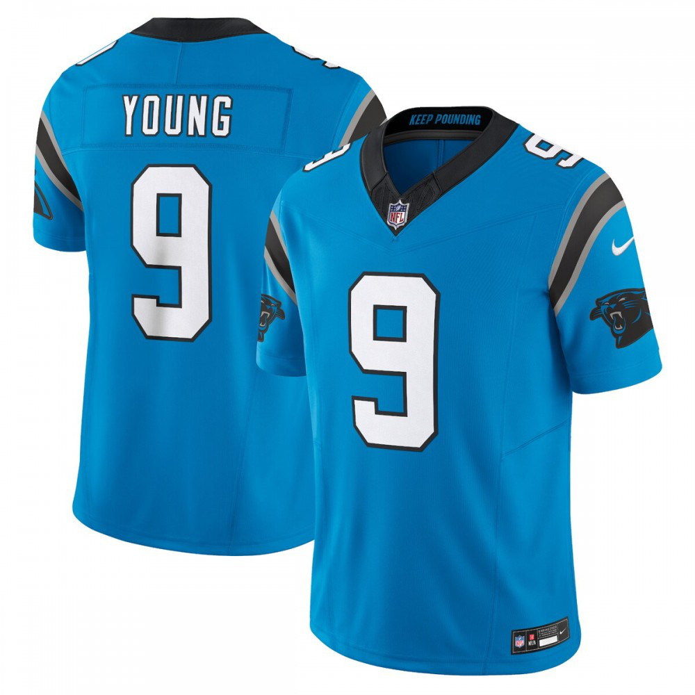 Bryce Young Carolina Panthers Nike Vapor F.U.S.E. Limited Jersey - Blue-GridironStore